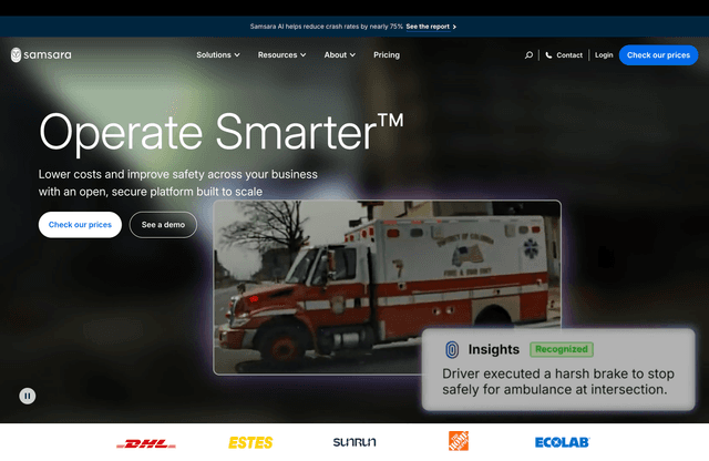Samsara website preview